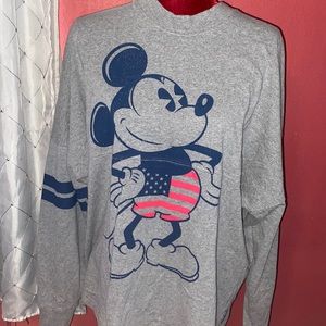 Men and Womens Disney Mickey USA Flag American original Jersey